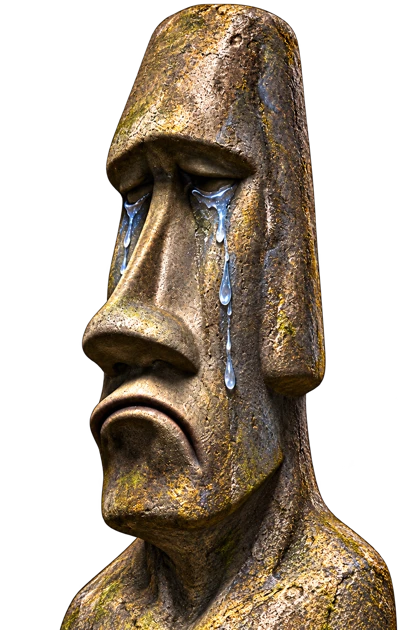 Crying Moai