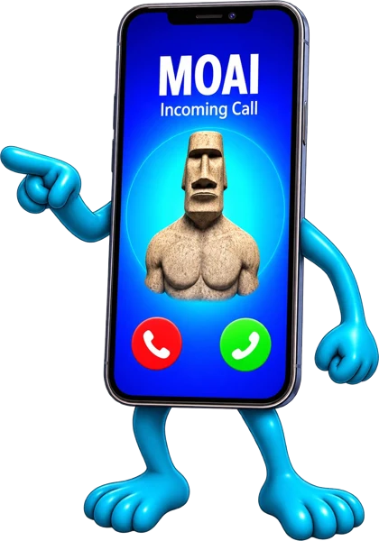 Moai Calling Phone J