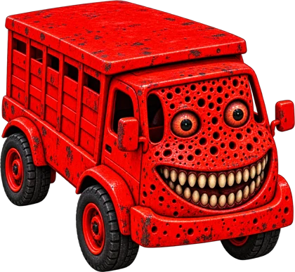 Red Truck Monster J