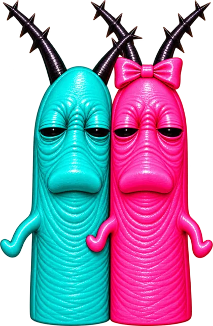 Sad Worm Couple J