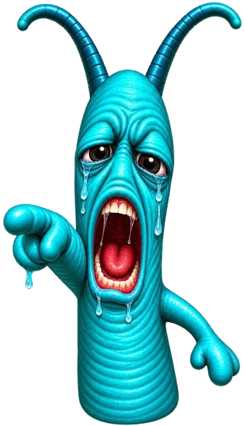 Teal Worm